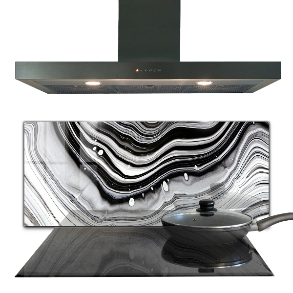 Stenska plošča za kuhinjo Enobarvna abstrakcija