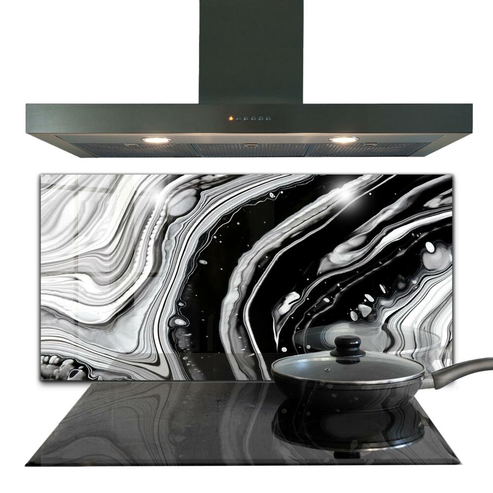 Stenska plošča za kuhinjo Enobarvna abstrakcija