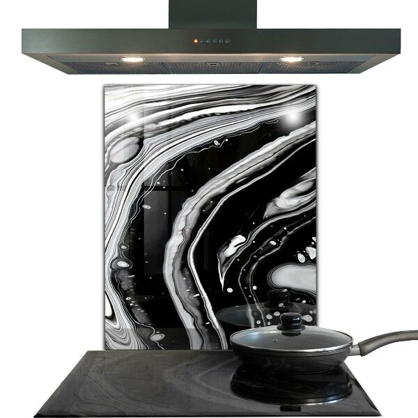 Stenska plošča za kuhinjo Enobarvna abstrakcija