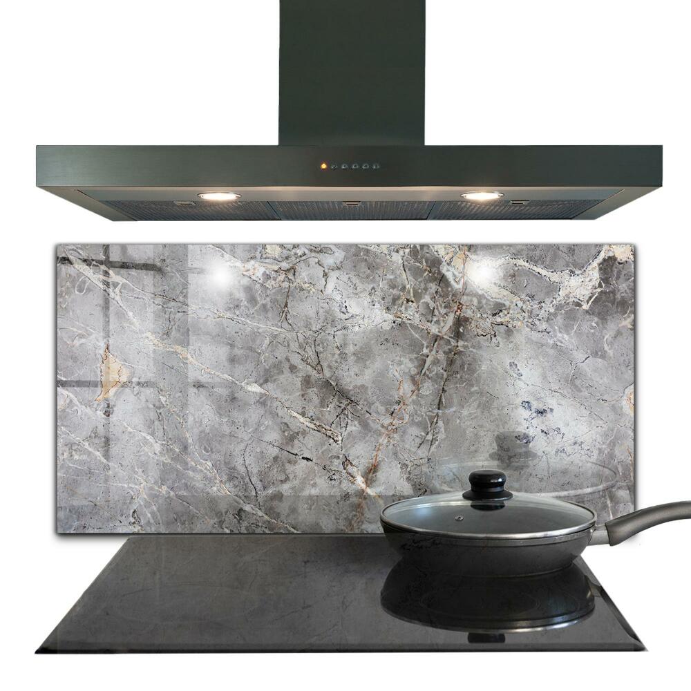 Stenska plošča za kuhinjo Sivi granitni marmorni kamen
