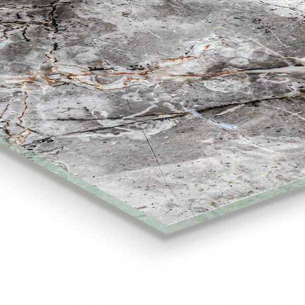 Stenska plošča za kuhinjo Sivi granitni marmorni kamen