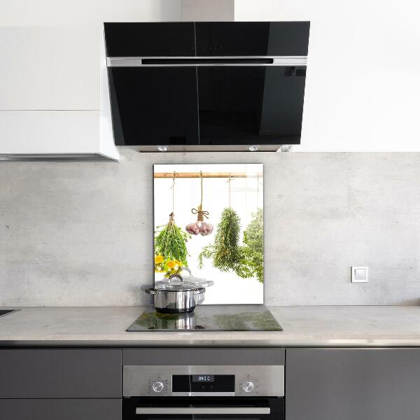 Zidna obloga za kuhinju Posušena zelišča zeliščna zdravila