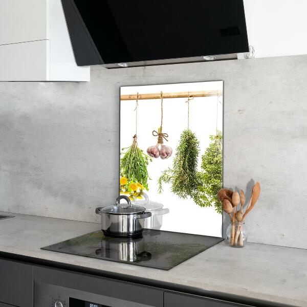 Zidna obloga za kuhinju Posušena zelišča zeliščna zdravila