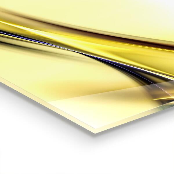 Stenska plošča za kuhinjo Abstrakcija energetskih valov