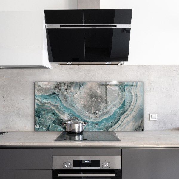 Stenska plošča za kuhinjo Abstraktni barvni vrtinčni vzorec