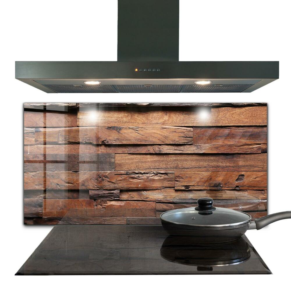Stenska plošča za kuhinjo Rustikalna tekstura lesa