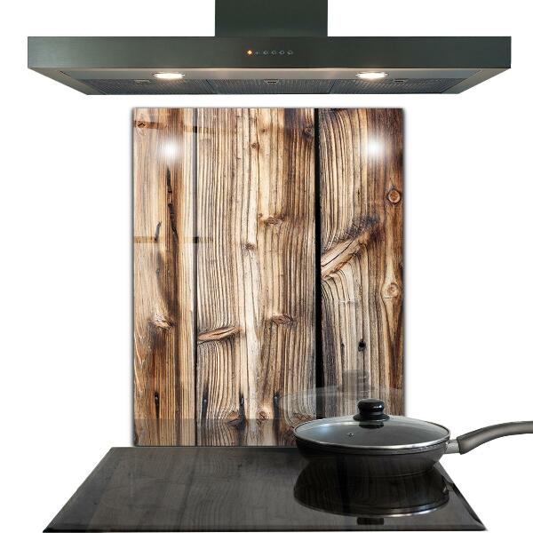 Stenska plošča za kuhinjo Stari hrastov les