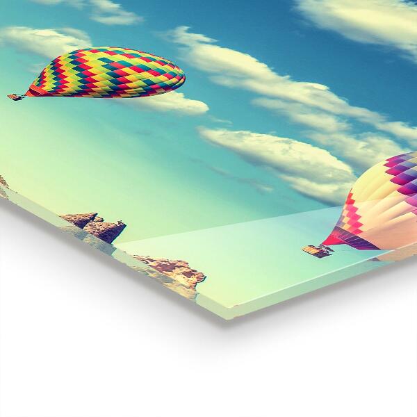 Stenska plošča za kuhinjo Cappadocia balloons turčija