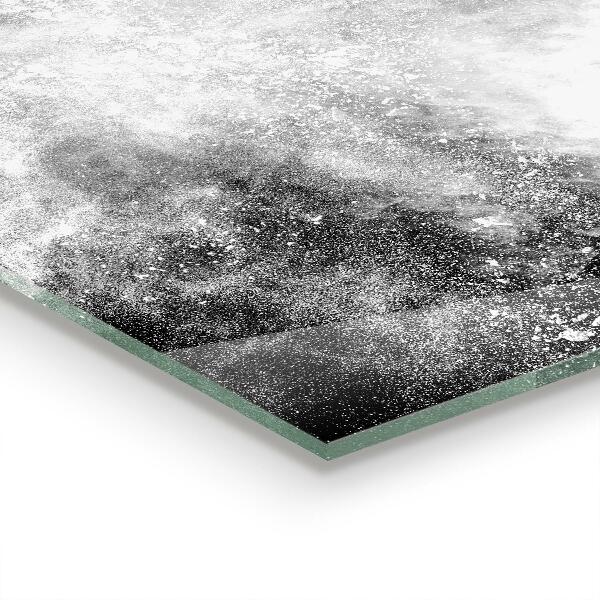 Stenska plošča za kuhinjo Abstrakcija eksplozije prahu