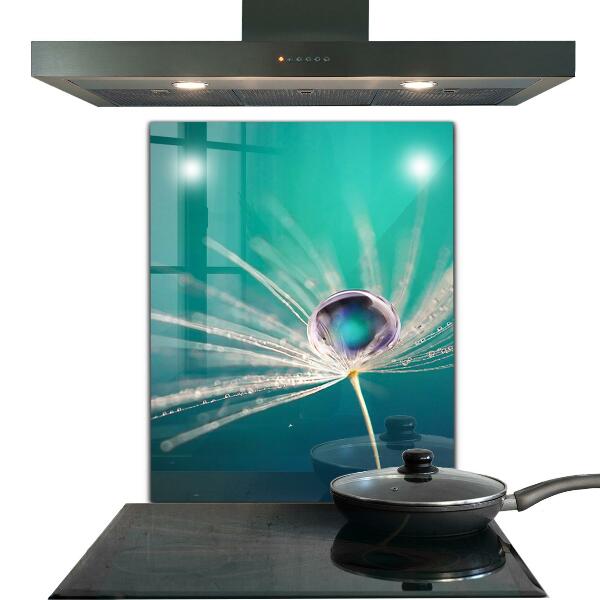 Stenska plošča za kuhinjo Regrat z rosno kapljico