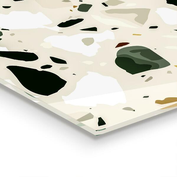 Stenska plošča za kuhinjo Naravni kamen teraco