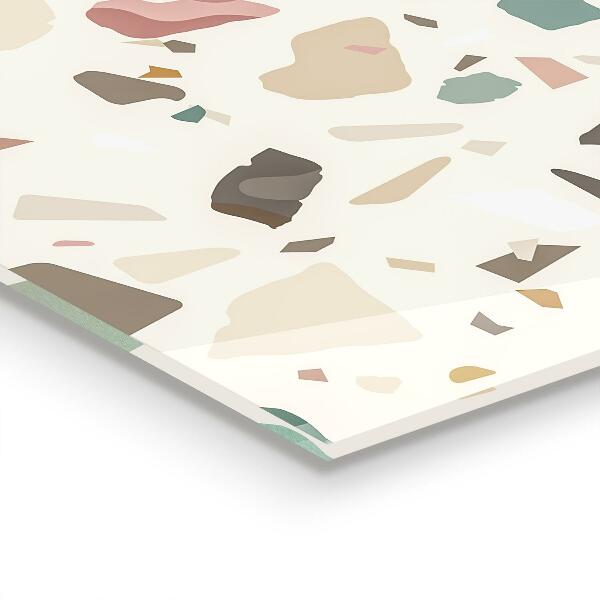 Stenska plošča za kuhinjo Bež terrazzo terrazzo