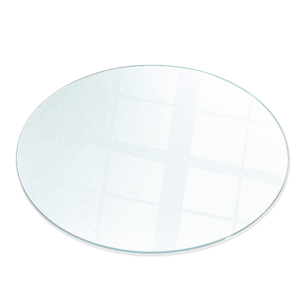 Okroglo polprosojno kaljeno steklo za pod kamin fi60 cm