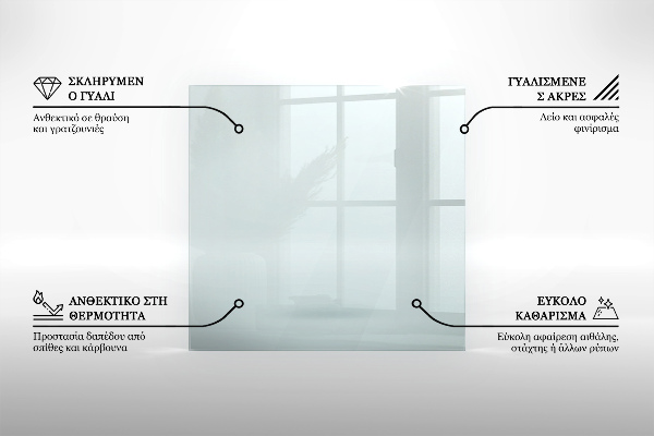 Steklo za kamin 140x70 cm