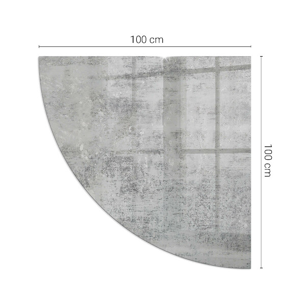Četrtina kroga kaljeno steklo za pod kamin Abstraktna tekstura ozadja