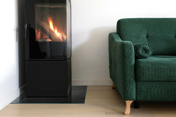 Kvadratna podložna plošča za kamin Tekstura naravnega kamna