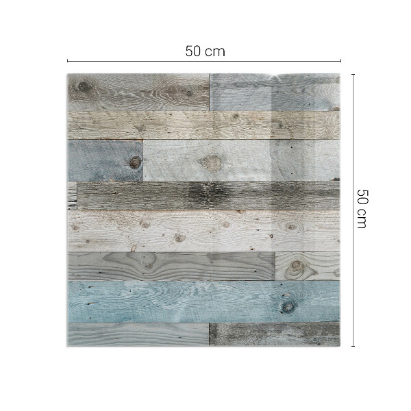 Kvadratna kaljeno steklo za kamin Plošče v različnih odtenkih