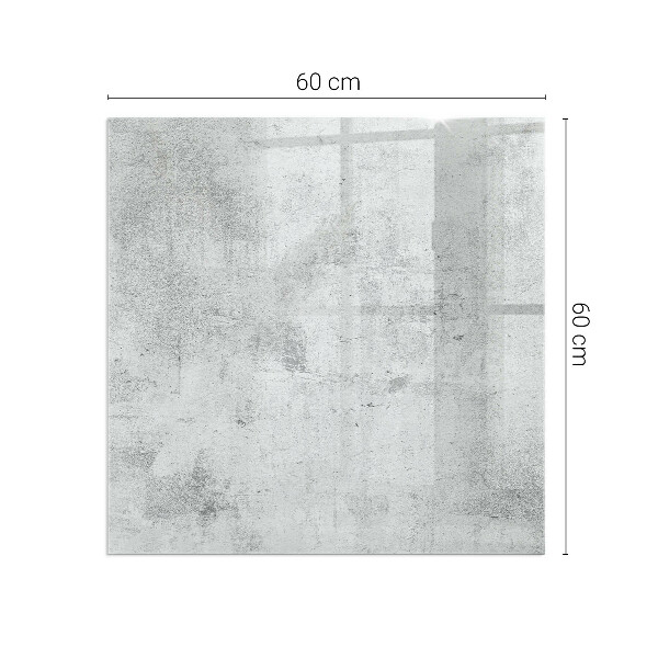 Kvadratna podložna plošča za kamin Tekstura surovega betona