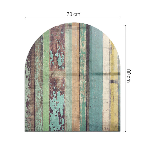 Polovalna ognjevarno steklo za kamin Plošče v različnih odtenkih
