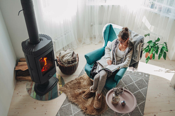 Okrogla steklo za pod kamin Plošče v različnih odtenkih