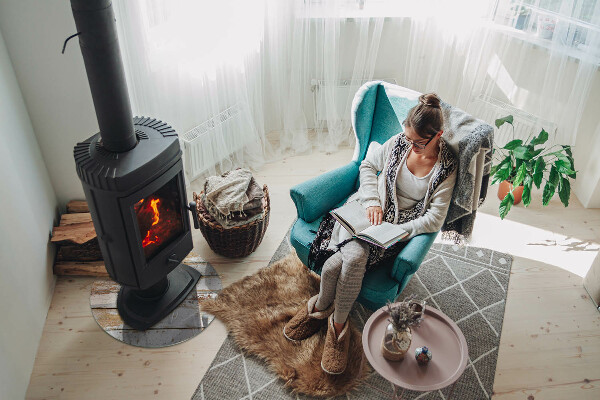 Okrogla podložno steklo za kamin Poškodovana lesena deska