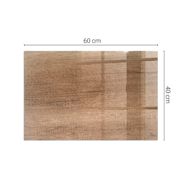 Pravokotna podložna plošča za kamin Naravni lesni vzorec