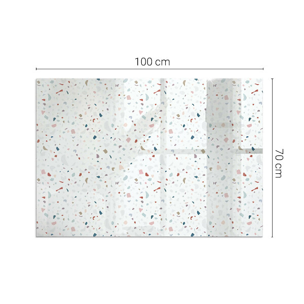 Pravokotna podložna plošča za kamin Vzorec z majhnimi oblikami