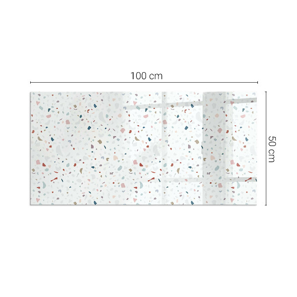 Pravokotna podložna plošča za kamin Vzorec z majhnimi oblikami