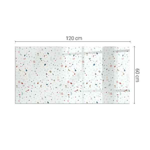 Pravokotna podložna plošča za kamin Vzorec z majhnimi oblikami