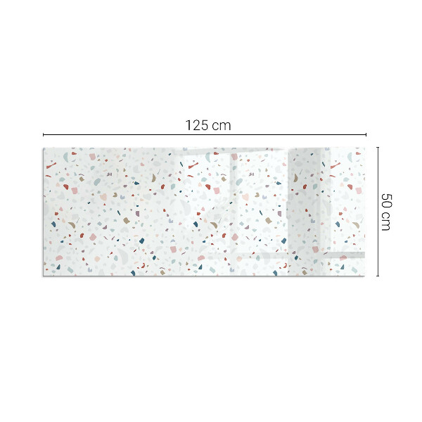 Pravokotna podložna plošča za kamin Vzorec z majhnimi oblikami