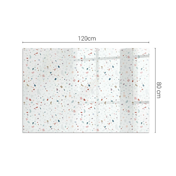 Pravokotna podložna plošča za kamin Vzorec z majhnimi oblikami