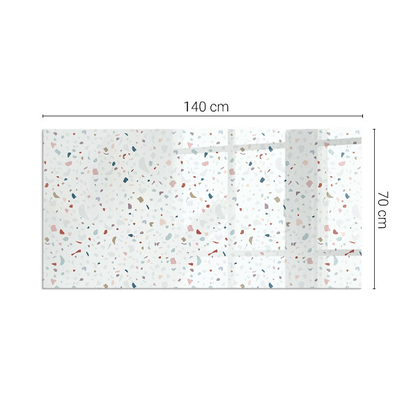 Pravokotna podložna plošča za kamin Vzorec z majhnimi oblikami