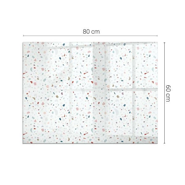 Pravokotna podložna plošča za kamin Vzorec z majhnimi oblikami