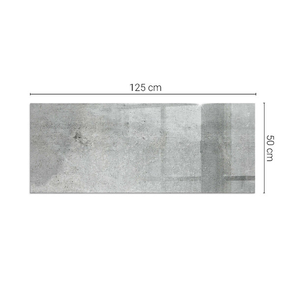 Pravokotna podložna plošča za kamin Tekstura surovega betona