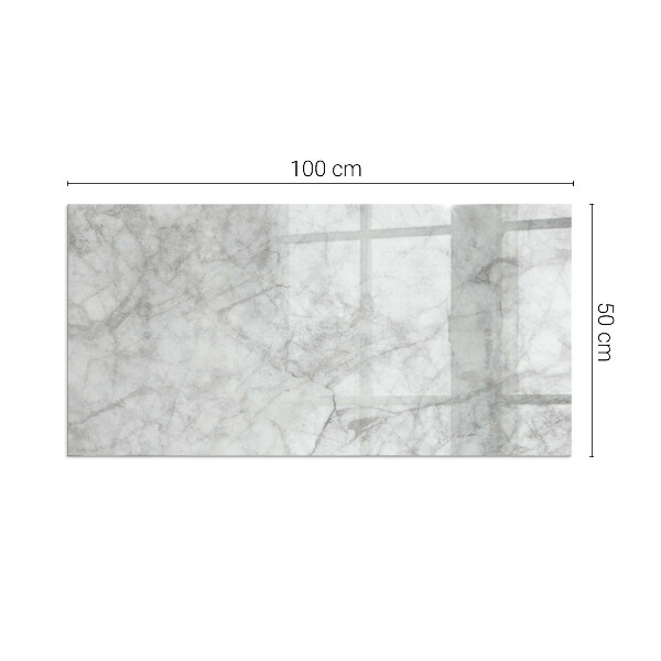 Pravokotna podložna plošča za kamin Vzorec marmorne strukture