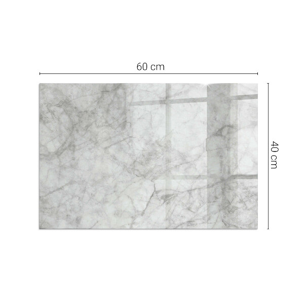 Pravokotna podložna plošča za kamin Vzorec marmorne strukture