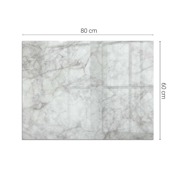 Pravokotna podložna plošča za kamin Vzorec marmorne strukture