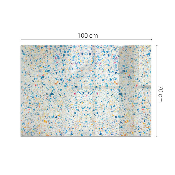 Pravokotna podložna plošča za kamin Abstraktni teksturni vzorec