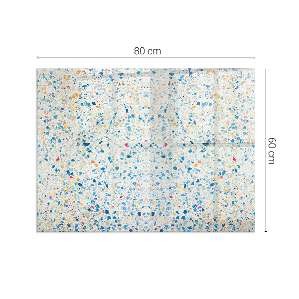 Pravokotna podložna plošča za kamin Abstraktni teksturni vzorec