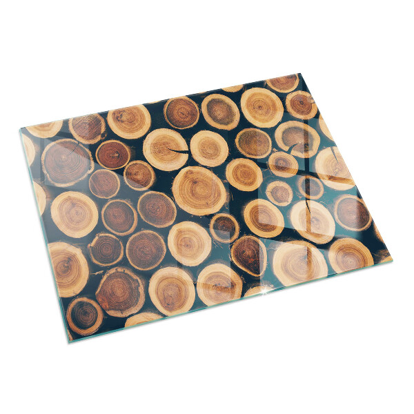 Pravokotna podložna plošča za kamin Škatla z rezanim lesom