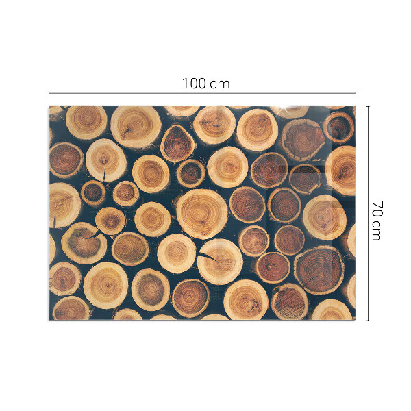 Pravokotna podložna plošča za kamin Škatla z rezanim lesom