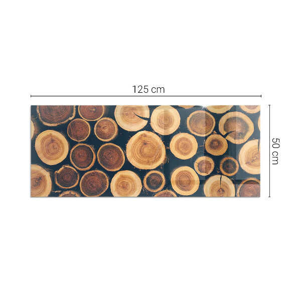 Pravokotna podložna plošča za kamin Škatla z rezanim lesom