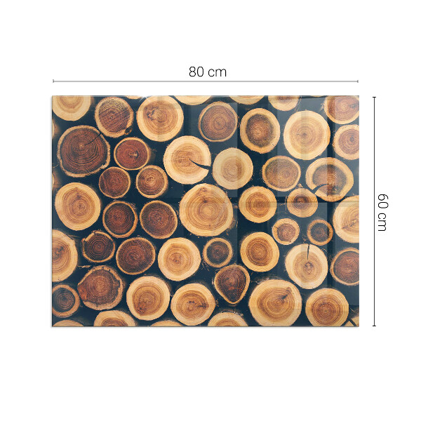 Pravokotna podložna plošča za kamin Škatla z rezanim lesom