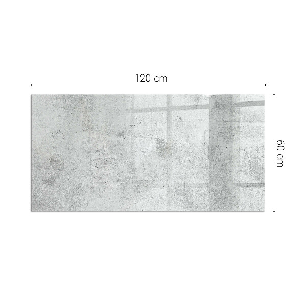 Pravokotna podložna plošča za kamin Tekstura surovega betona