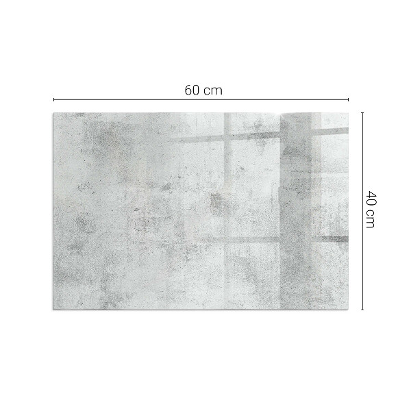Pravokotna podložna plošča za kamin Tekstura surovega betona
