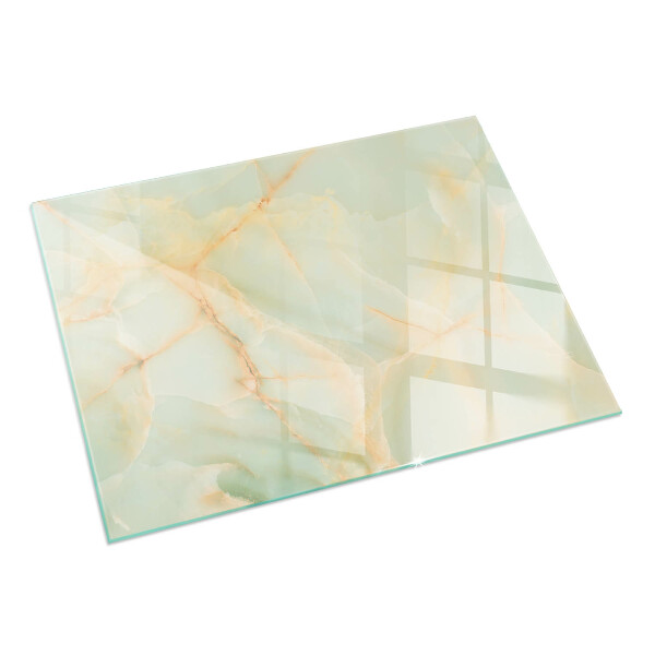 Pravokotna steklo za kamin Abstraktni marmorni vzorec