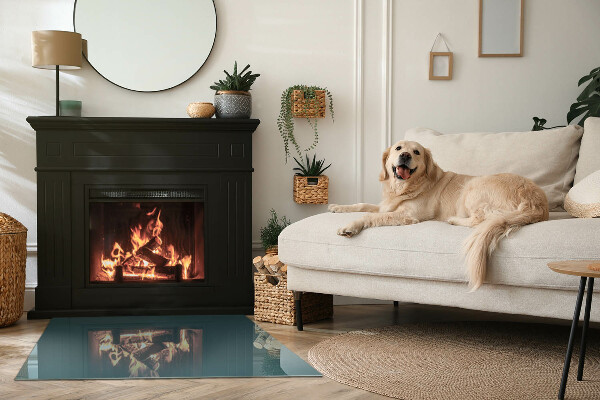 Pravokotna podložna plošča za kamin Barva morja