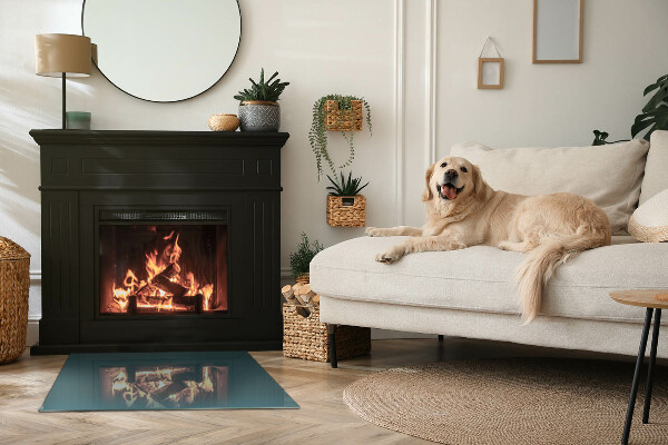 Pravokotna podložna plošča za kamin Barva morja