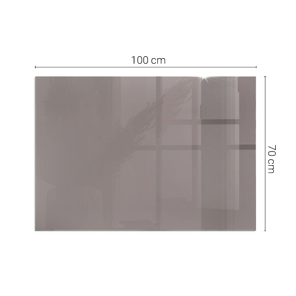 Pravokotna kaljeno steklo za kamin Barva Bež