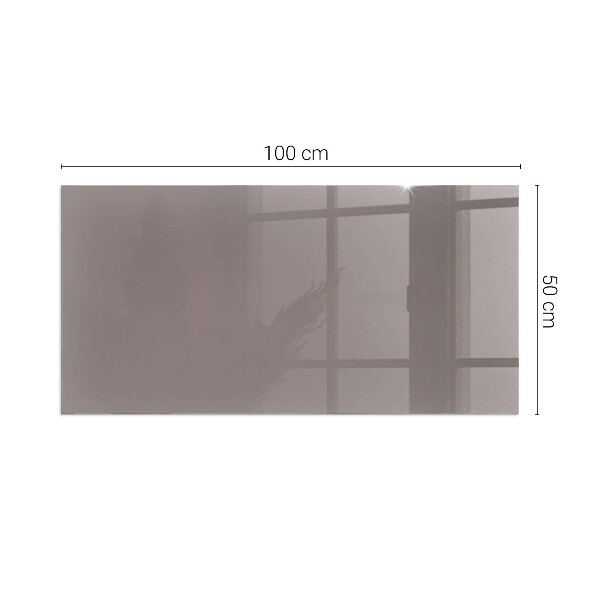 Pravokotna kaljeno steklo za kamin Barva Bež